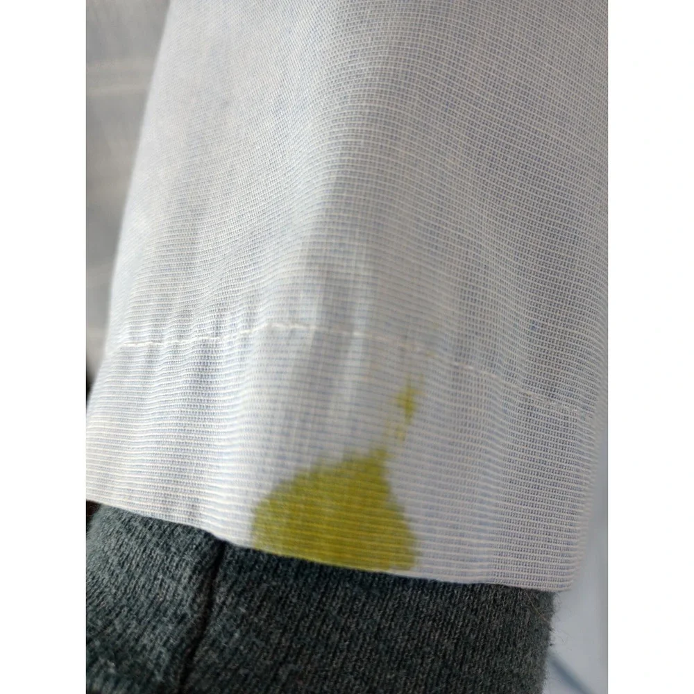 VTG Flying Cross Uniform Shirt Men's Size Large W/Patch Stained Thrashed Rock - Picture 8 of 10